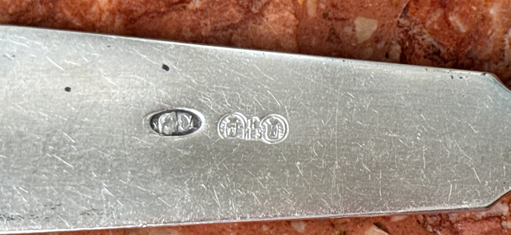 Russian 84 Silver 2 Spoons and 2 Teaspoons - 210 Grams
