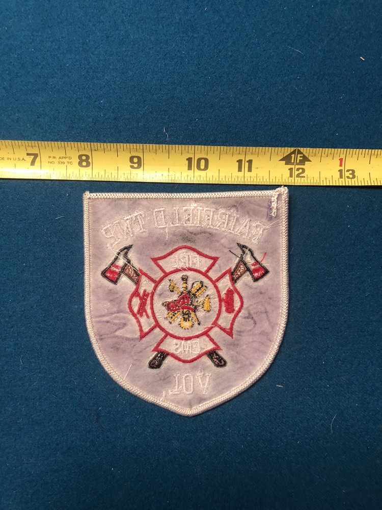 Fairfield County Ohio Vol. Fire Department patch