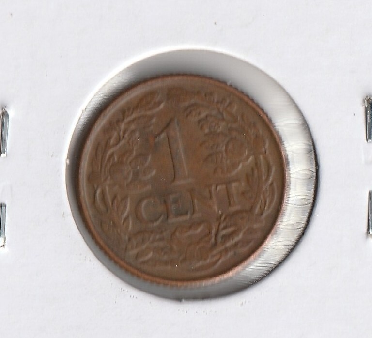 Coin Netherlands Antilles 1 Cent 1952 KM1