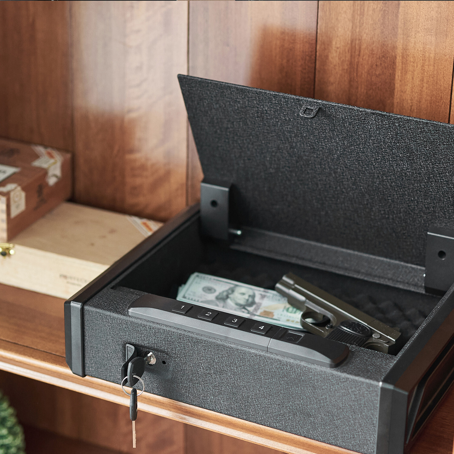 RPNB Gun Security Safe Quick-Access Safety RFID New