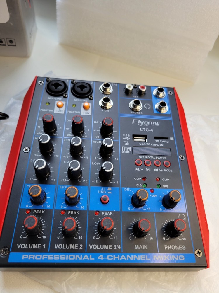 Flygrow LTC-4 Professional Portable Mixing Console