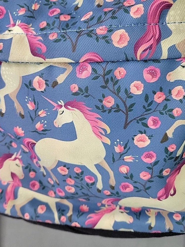 Unicorns and Roses backpack padded laptop pocket back pack