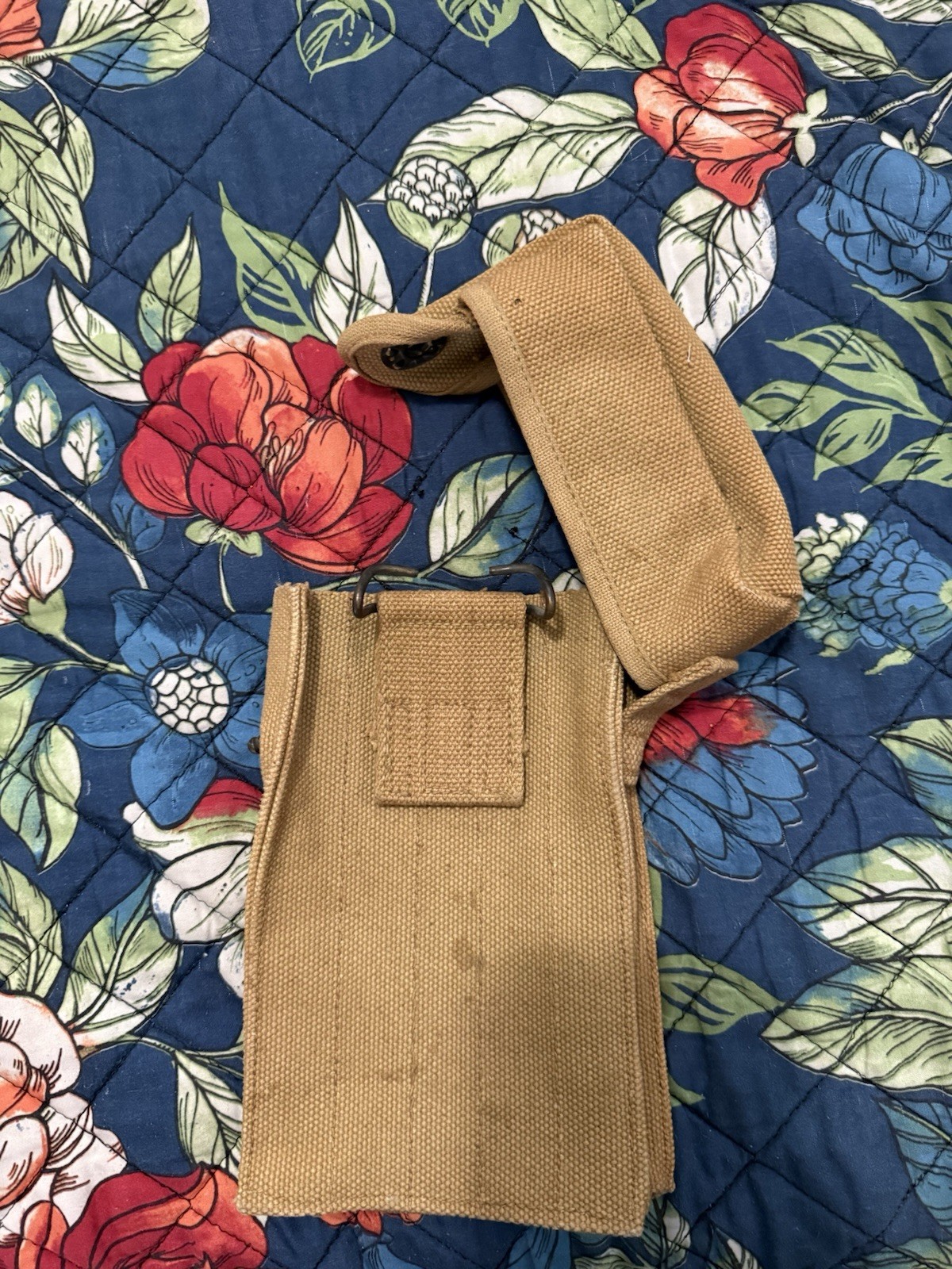 Rock Island Arsenal WWI US Canvas Ammo Pouch Militaria Original