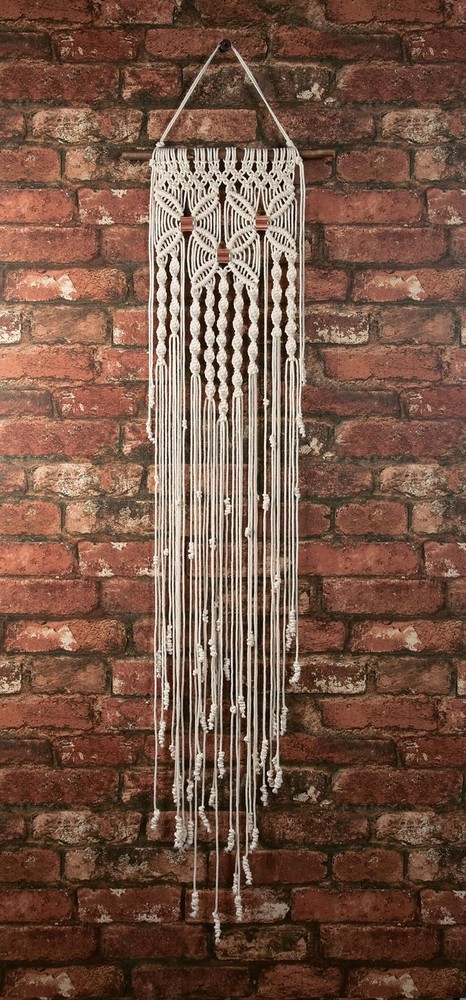 Macrame Wall Hanger Kit - Three Flowers