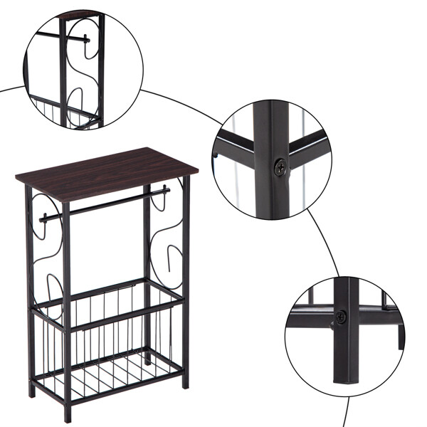(37 x 20 x 55)cm Multifunctional Bathroom Table / Interior Side Table Tissue Mag