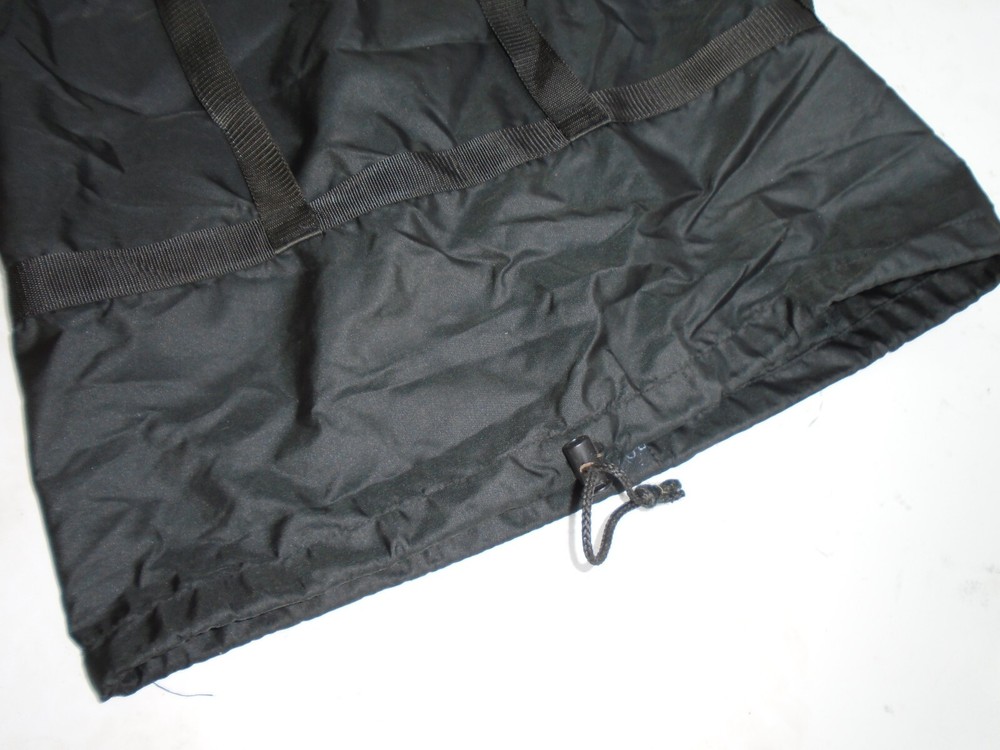 USGI Black Nylon 6-Strap Compression Stuff Sack For Sleep System Sleeping Bag
