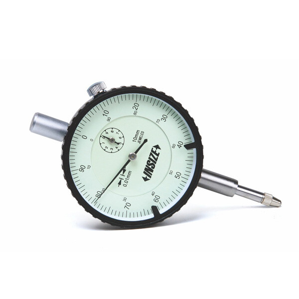 Insize DIAL INDICATOR, 10mm, graduation 0.01mm, lug back (2308-10A)
