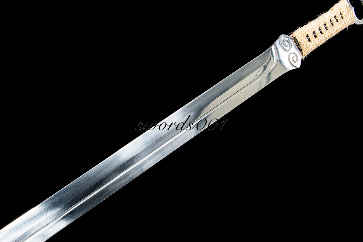 34 IN Rosewood Ring Headed Sword Sharp Dao Broadsword High Manganese Steel Blade