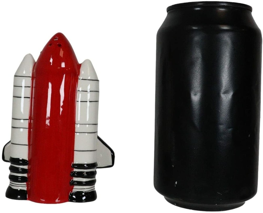 Space Shuttle Apollo Magnetic Salt Pepper Shakers Set