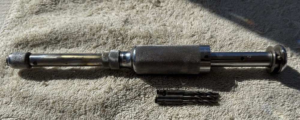 VINTAGE STANLEY YANKEE DRILL NO. 41Y - BELL SYSTEM-B WITH 3 BITS