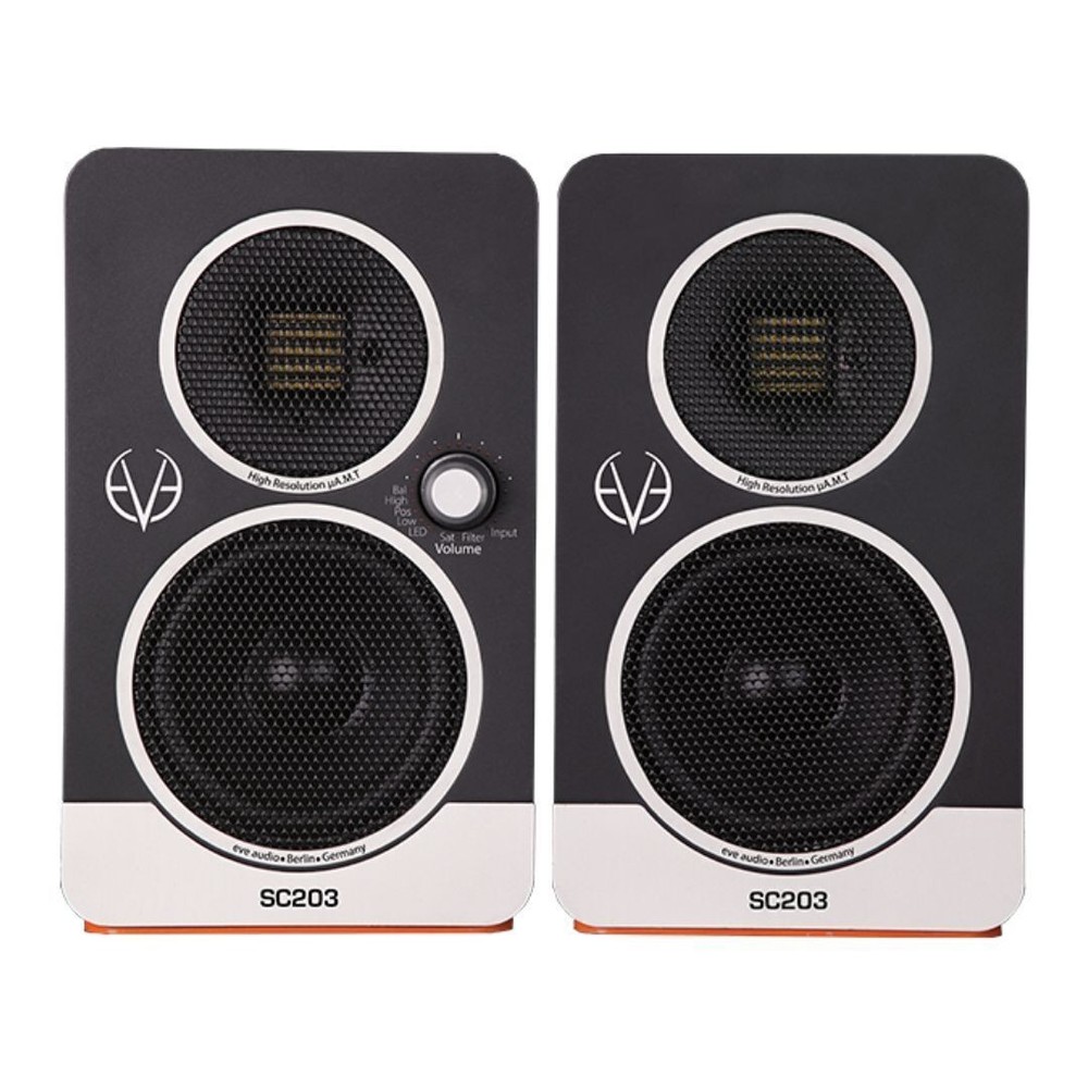 EVE Audio Recording Studio SC203 Compact Active Master Slave System Speaker Pair