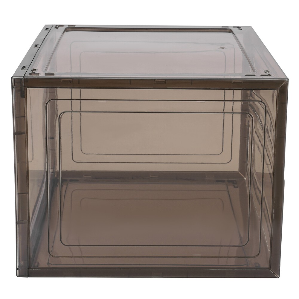 12PCS Shoe Storage Box Organizer Stackable Sneaker Display Case Container NEW