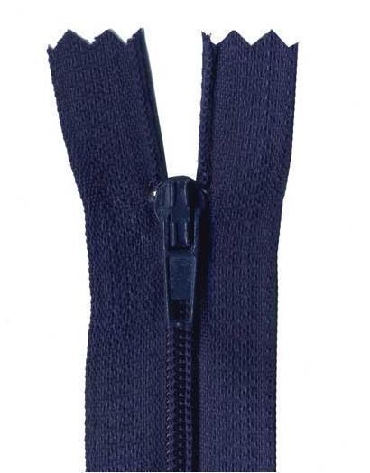 55cm Ink Blue Dress Zip