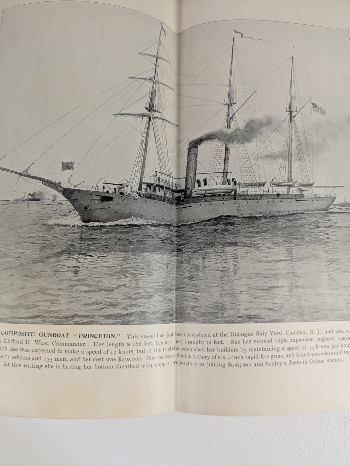 1898 - Uncle Sam's Navy Historical Fine Art Series 12 Booklet - B27