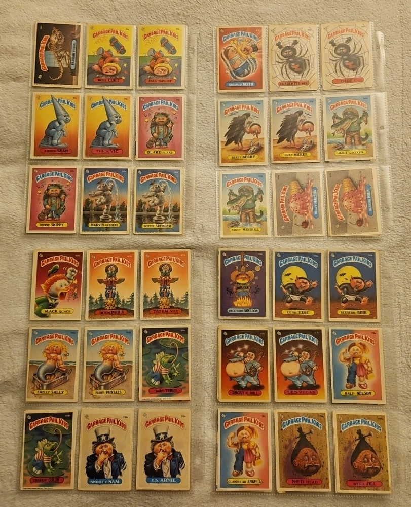 GPK Lot Series 3-9 Including CGC Graded Errors