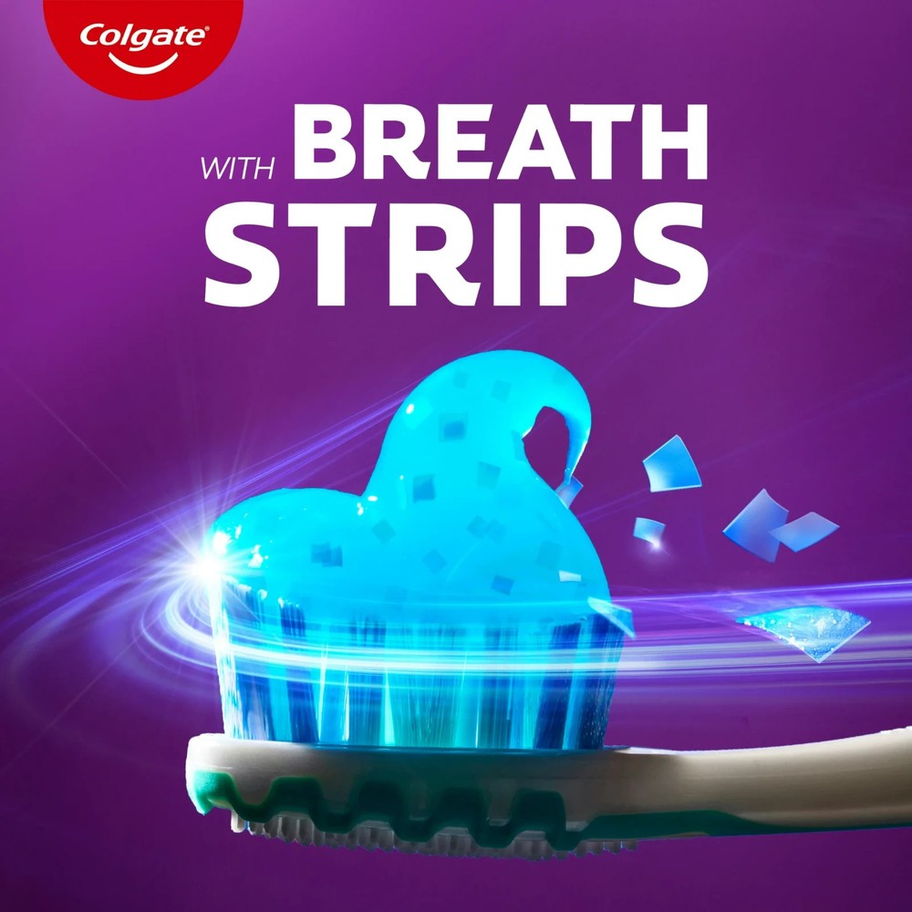 Colgate Max Fresh Knockout Toothpaste, Whitening Toothpaste with Mini Breath