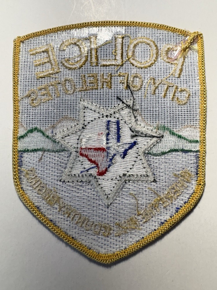 Helotes Texas Police Patch ~ Style 2