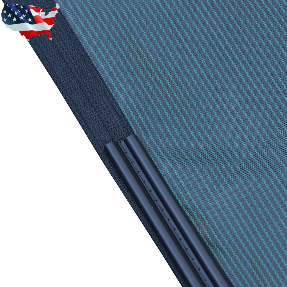 18x32FT Rectangular Inground Pool Safety Cover Solid Green Mesh for 16x30ft Pool