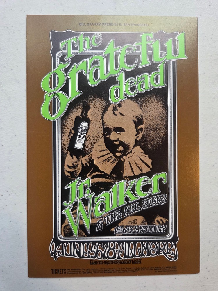 Fillmore BG176 Grateful Dead Postcard