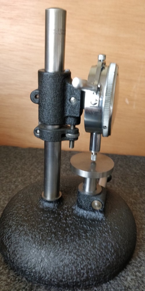 SUPERB Starrett 654 Comparator Stand w/ Dial Indicator 25-B Inspector Bench