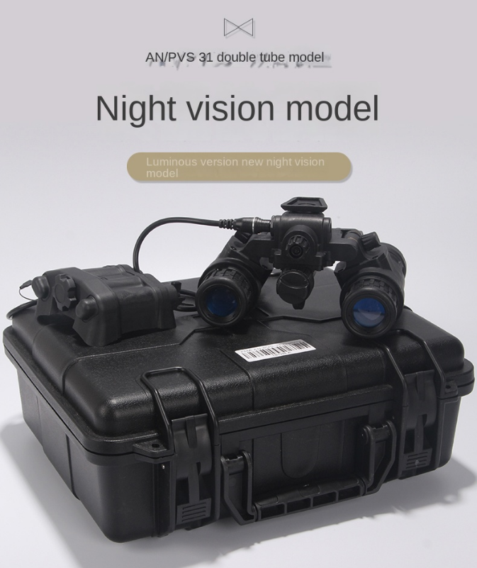 Tactical Dummy PVS31 Binocular Night Vision Model Luminous with Battery Box