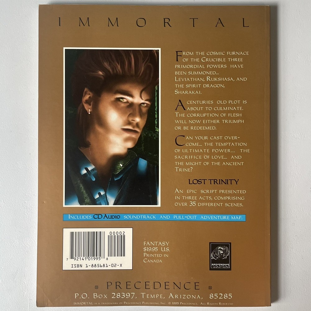 Immortal Lost Trinity Narrator's Episode Script Precedence RPG 1995 Role Playing