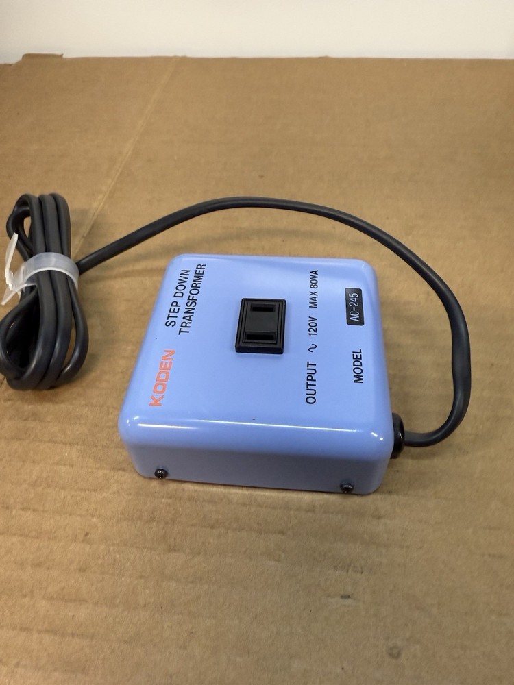 KODEN Step-down transformer AC-245 Max 80 VA Plug-C