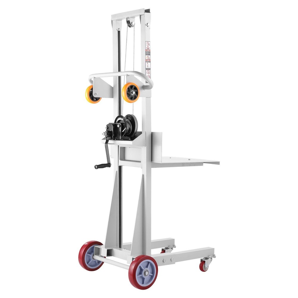 Reinforced Welded Joint Stacker with 400lb Working Load and Mobility