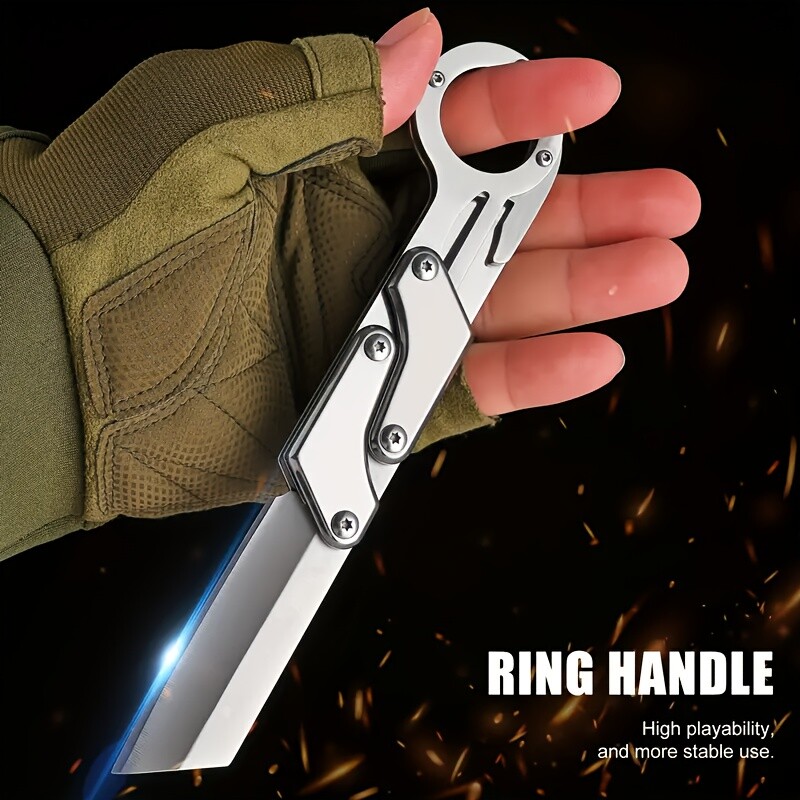 Creative Transforming Small Folding Knife for Survival