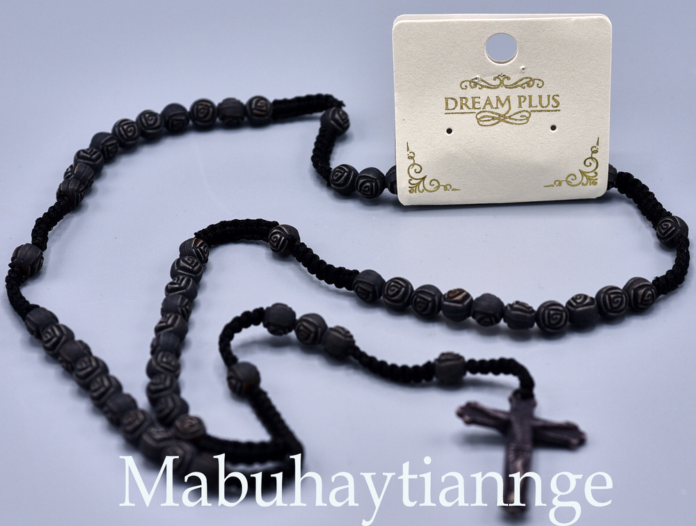 Dream Plus Black Rosary Beads