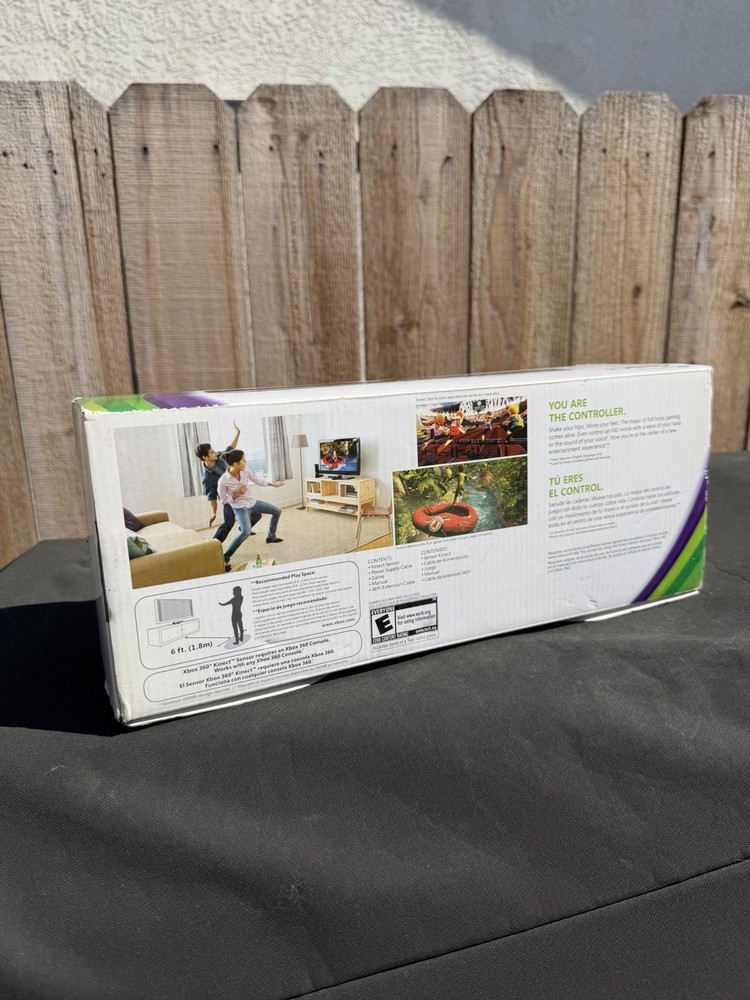 Microsoft Xbox 360 Kinect Motion Sensor Wired Black Xbox 360 No Games