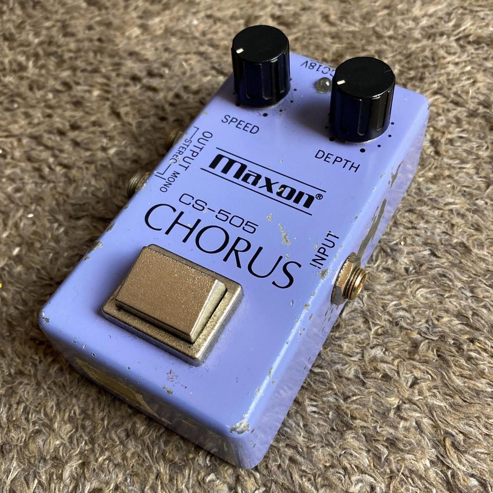 Maxon CS-505 Small Case Chorus Guitar Effects Pedal Used