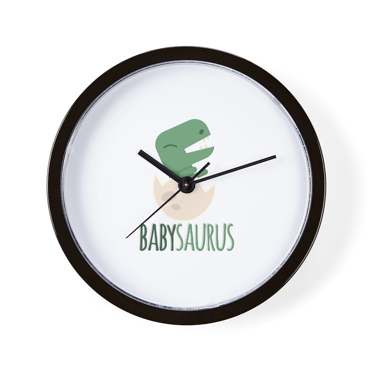 CafePress Babysaurus 10" Wall Clock (1835689691)