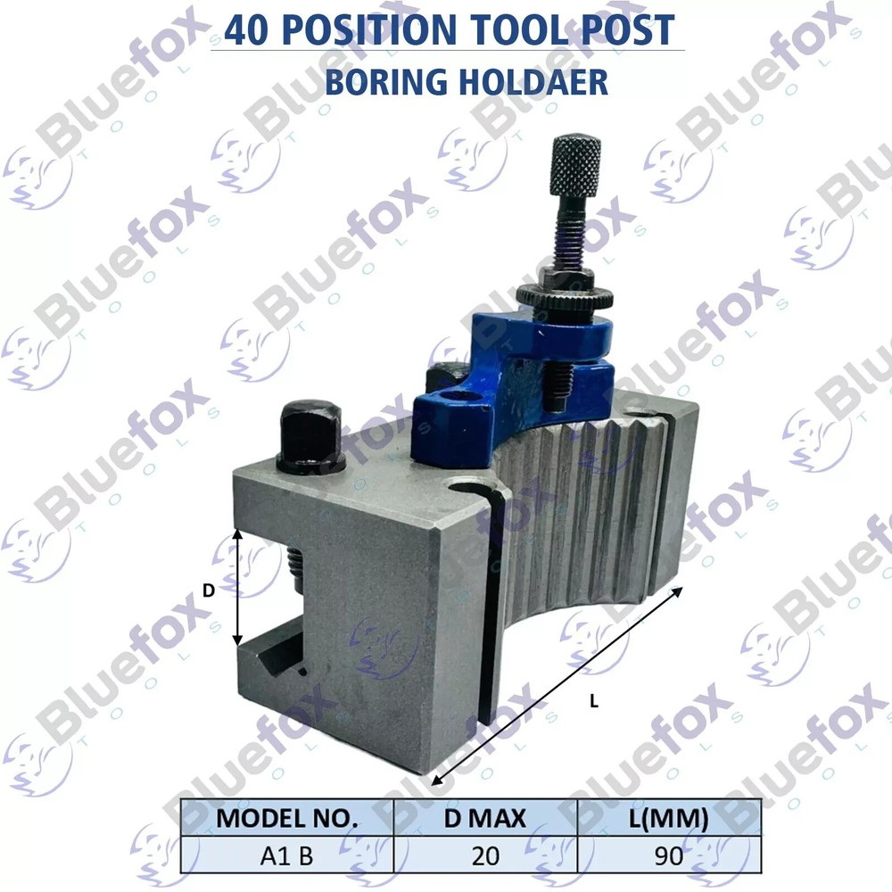 40 Position Quick Change Tool Post Multifix A1 With AD2090 AB2090 Holder 540-100