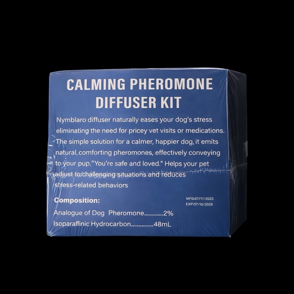 Nymblaro Calming Pheromone Diffuser Kit for Dogs, Odorless, 30 Days Refill