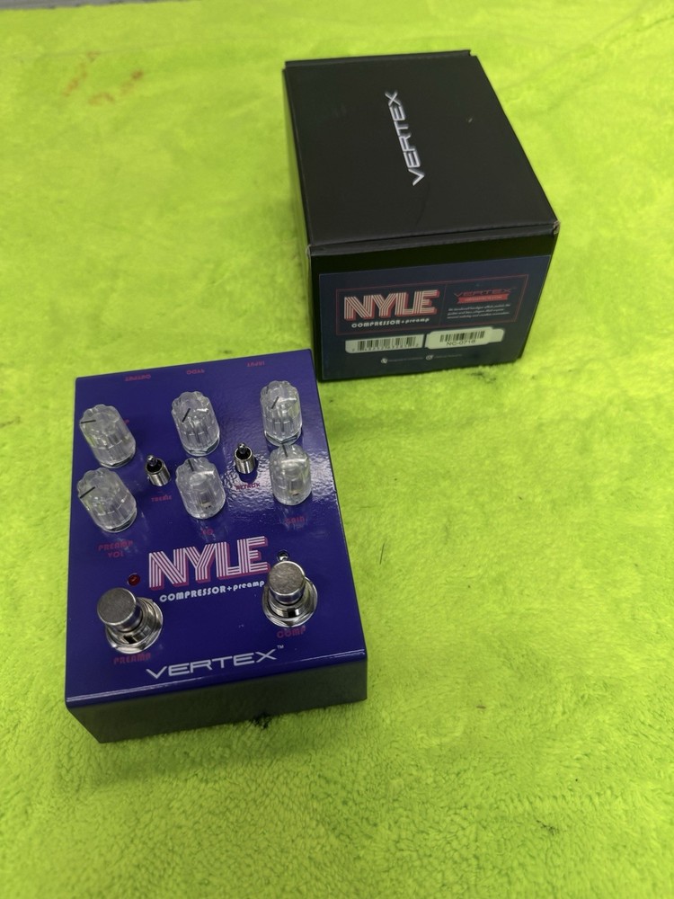 Vertex Nyle Compressor + Preamp Effector Excellent MINT FLAWLESS in Box 🔥🔥