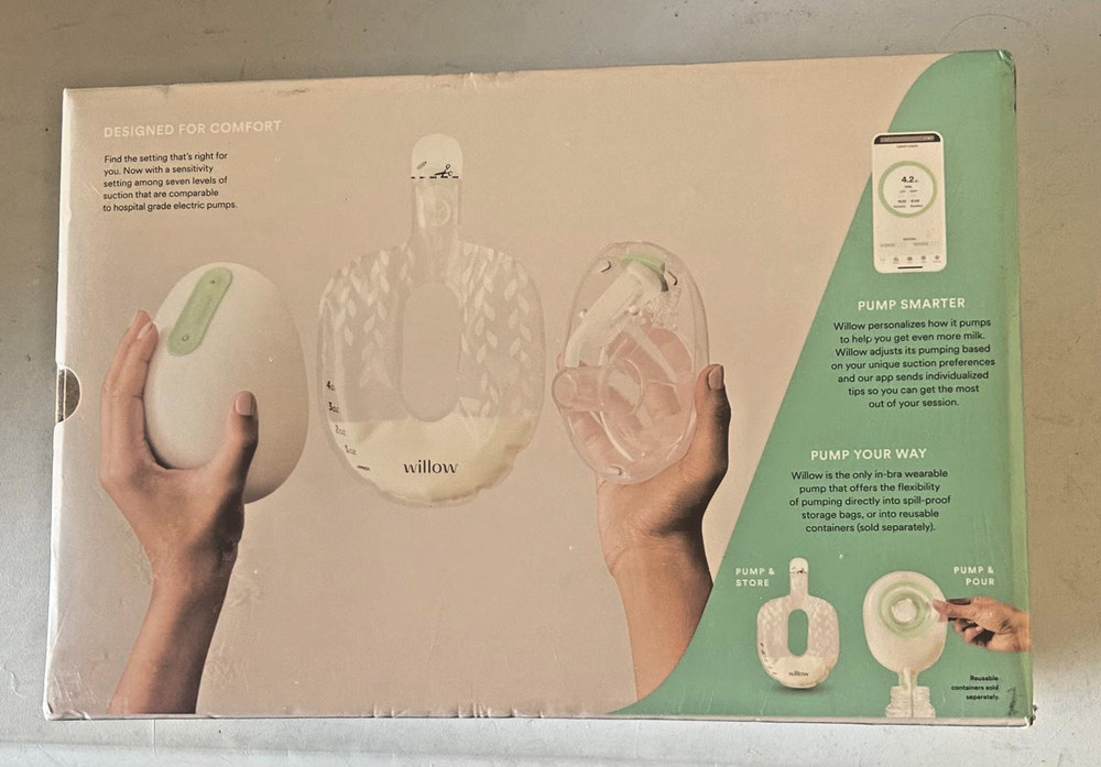 Willow 24mm 3rd Generation Breast Pump - White FREE SHIPPING