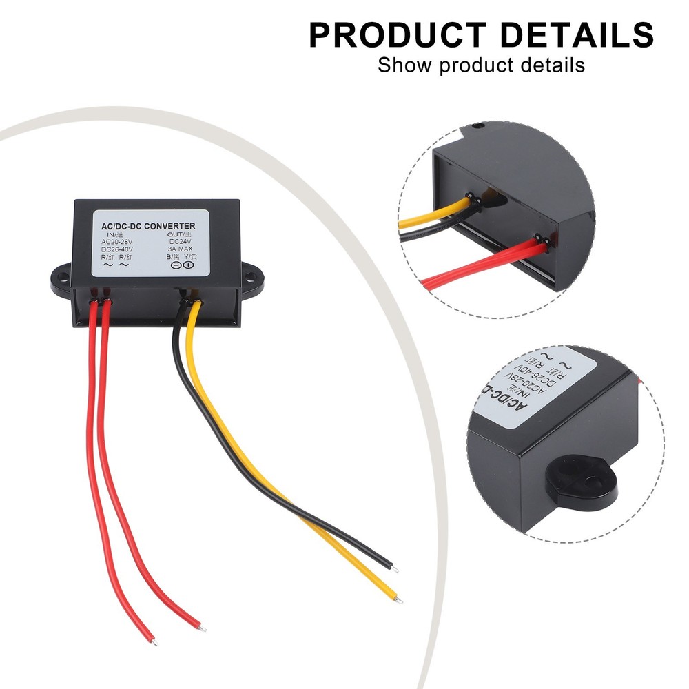 Robust Power Converter from AC to DC with Overload Protection Features