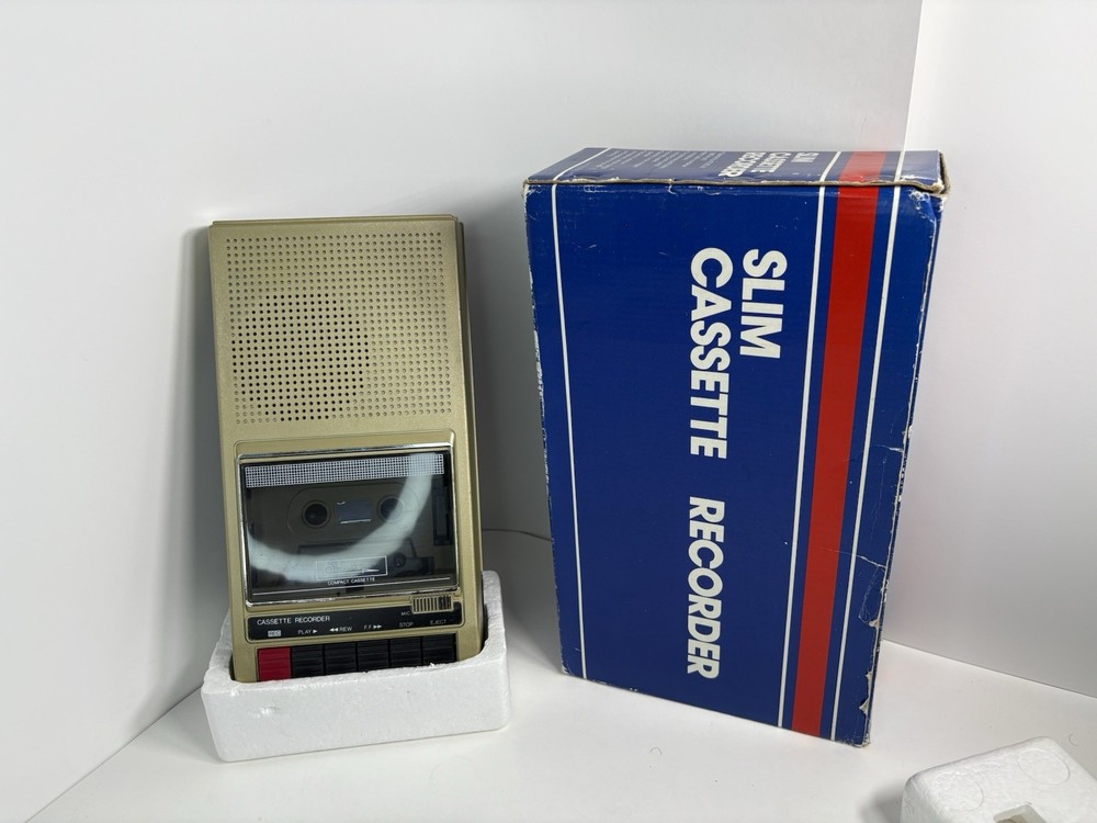 Slim Cassette Recorder Vintage