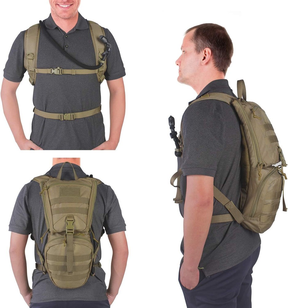 1050D Tactical hydration pack with 3L bladder