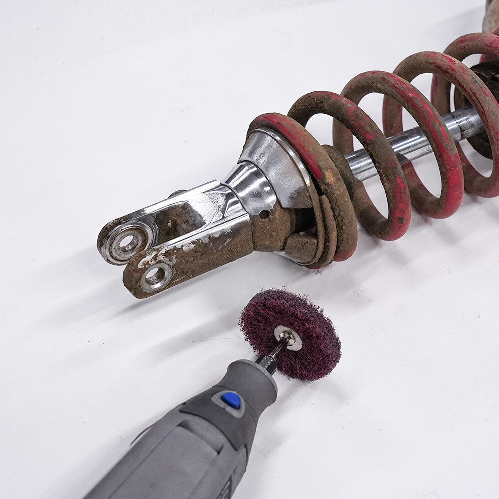 Mini Cleaning Wheels 180 400 Grit | Die Grinder Dremel Scotch Pad Polishing