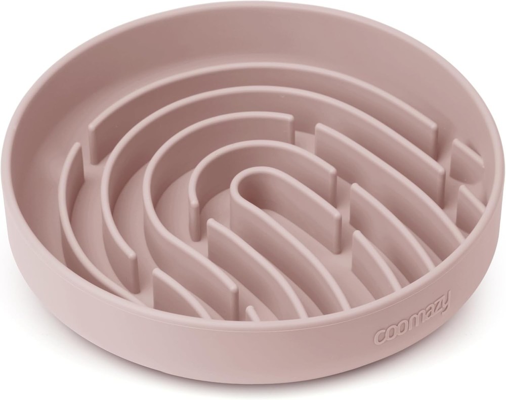 Large Silicone Slow Feeding Bowl, Pet Interactive Puzzle Toy