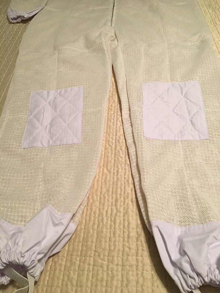 New Ventilated Beekeeping Suit 3 Layer Beesuit Size Large