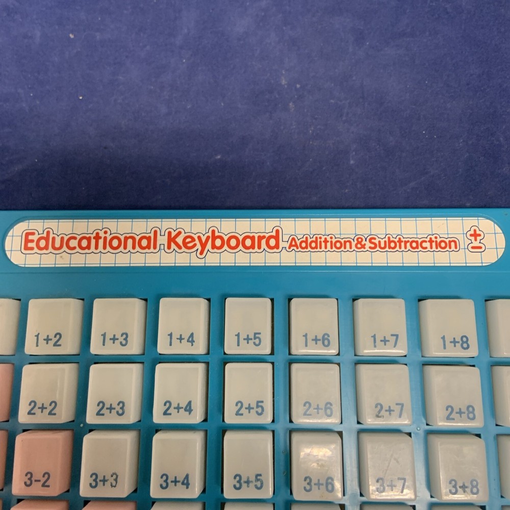 Educational Keyboard Addition Subtraction Press and See Magic Math