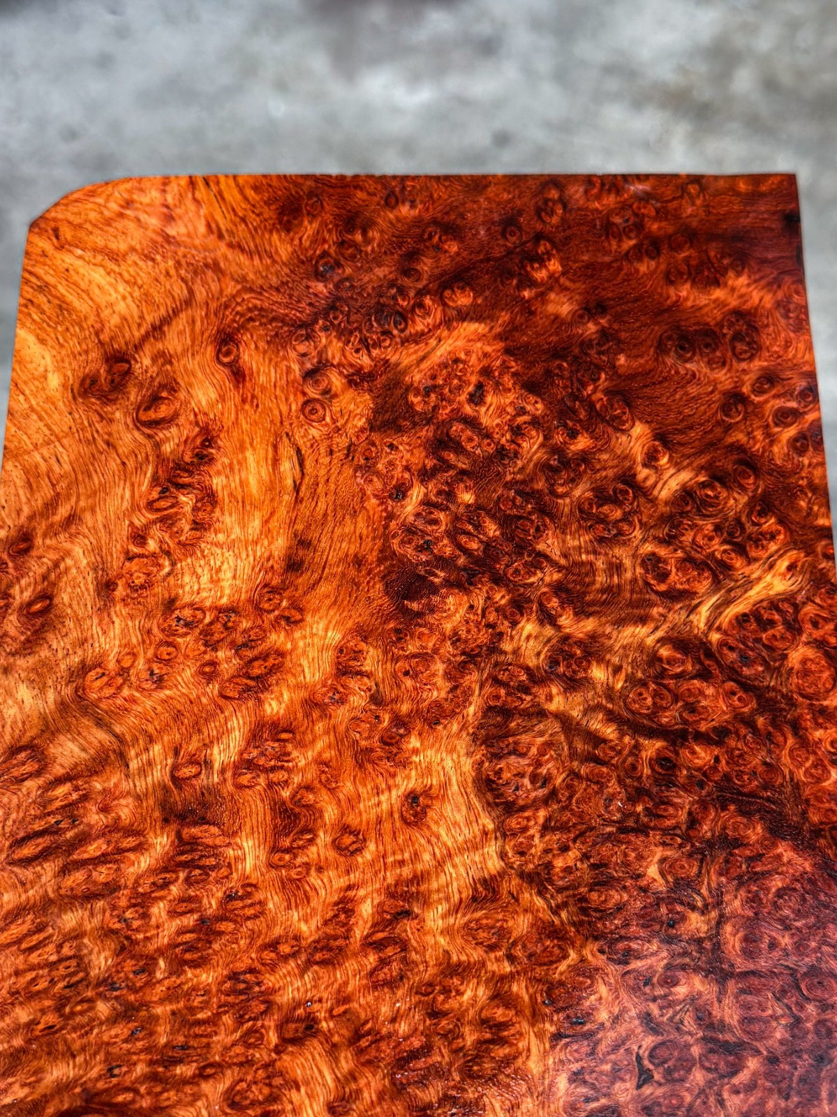 RARE!! Amboyna Burl ,Exotic Wood, Lumber, Knife Timber Handle Lumber #2895