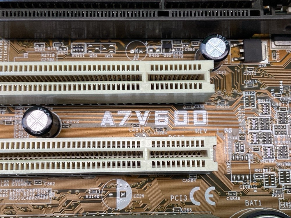 ASUS A7V600 Motherboard & AMD Athlon CPU Processor + RAM - Socket 462 - UNTESTED