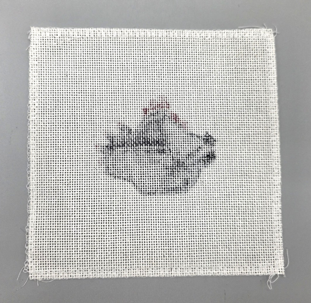 Little Hen Teapot Hand Painted Needlepoint Canvas
