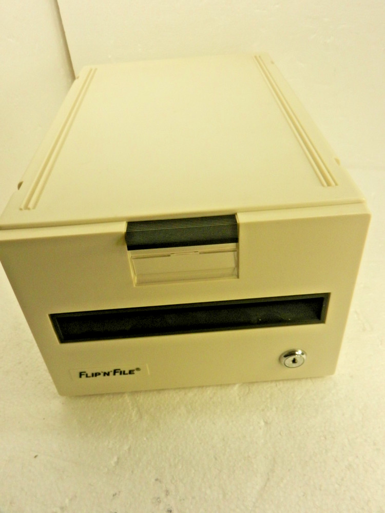 Vintage Flip’N’File  Multi Disc Storage Computer Floppy CD DVD