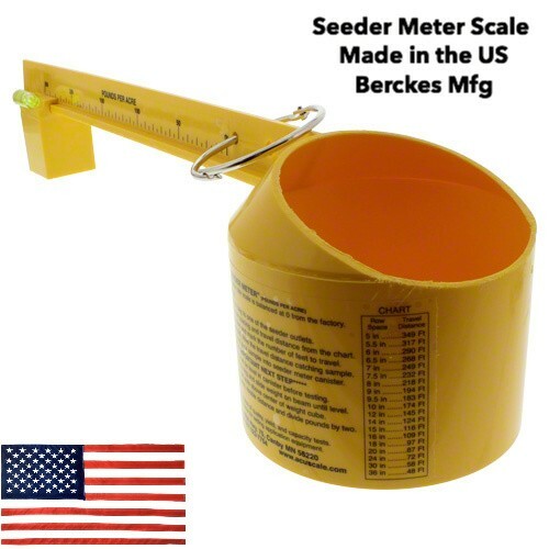 Seeder Meter Scale. Seed Rate Scale. Exact Lbs per Acre. Made in USA