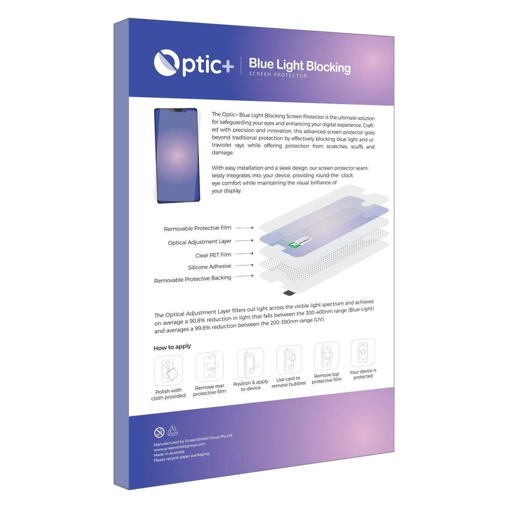 Optic+ Blue Light Blocking Screen Protector for Lenovo Yoga 7 14IRL8
